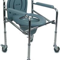 Sedia con WC, Pieghevole per disabili