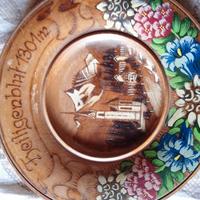 piatti decorativi in legno 