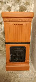 Stufa in terracotta "La Forlivese" vintage 