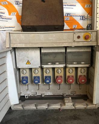 Quadri elettrici per capannone o cantiere