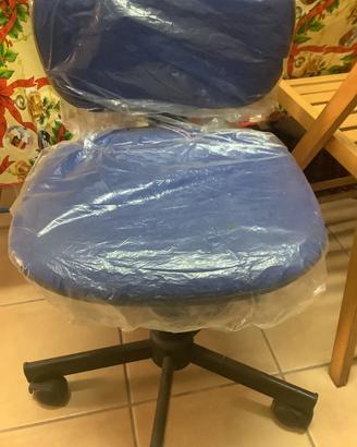 Sedia operativa Design blu