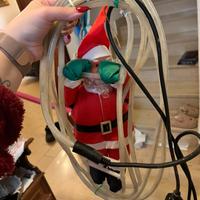 Babbo Natale con illuminazione