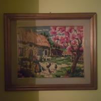 Quadro in punto croce sfumato