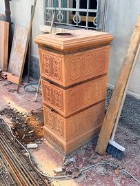 Stufa Becchi inizio 900 antica pietra. Terra cotta