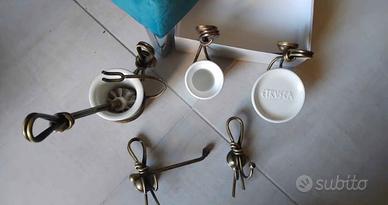 Etrusca Nodo accessori bagno nuovi 5 pz