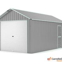 Capanno container box 360x762cm grigio chiaro