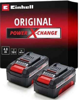 Einhell Original 2 x PXC Batteries 18 V - 4.0 Ah