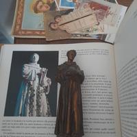 S.Antonio Padova 8 vecchi Santini+Statuetta+Libro