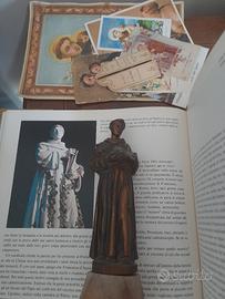 S.Antonio Padova 8 vecchi Santini+Statuetta+Libro