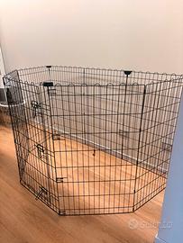 Recinto cani interno/esterno 107cm altezza