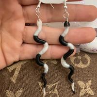 Orecchini in argento sterling 925 e resina