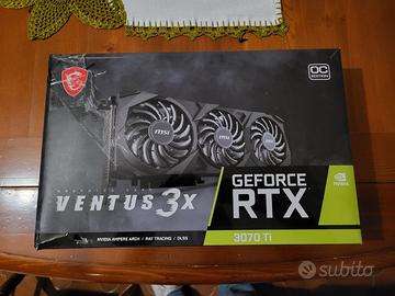 Scheda video gpu Msi Nvidia RTX 3070 TI OC edition