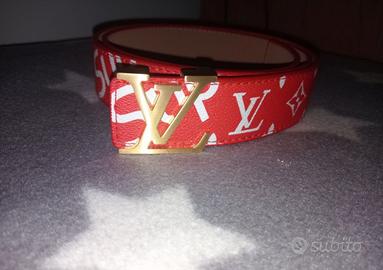Cintura louis vuitton per supreme