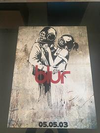 Poster rarissimo Banksy Blur 05 05 2003