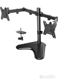 supporto doppio monitor con base , pari al nuovo
