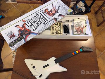 Bundle Guitar Hero 2 chitarra+gioco Xbox 360