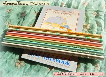 💕 Vintage TINY CANDY Gakken 1980 Quaderno Matite