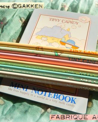 💕 Vintage TINY CANDY Gakken 1980 Quaderno Matite