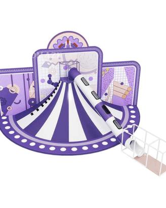 Gioco Vulcano Arrampicata con Scivolo per Bambini