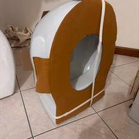 Sanitari sospesi vaso più bidet e copri vaso