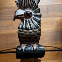 Pappagallo in legno vintage