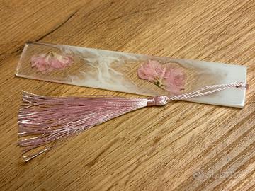 Segnalibro fiorellino rosa
