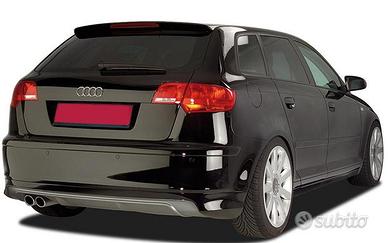 Sotto paraurti posteriore audi a3 8p 05-08 s3 look