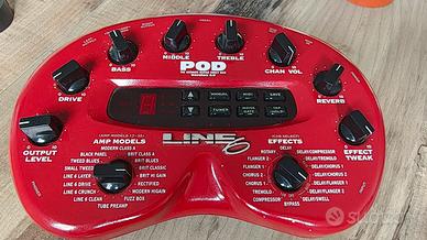 effetto chitarra POD Line6 ver 2.0 + pedaliera 