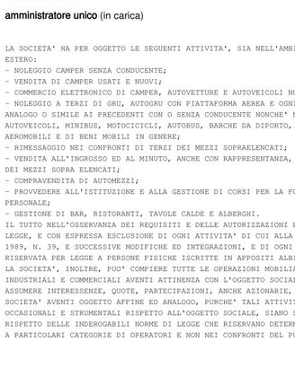 Vendita società noleggio senza conducente e altro