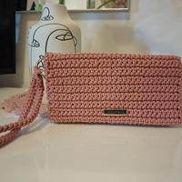 portafoglio all'uncinetto,borsello fatto a mano