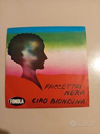 2 dischi 45 discorso mussolini e  faccetta nera