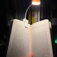 Luce per lettura Libro - Ricaricabile USB C