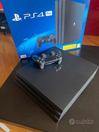 ps4 pro 1TB + controller originale