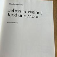 Charles A.Vaucher Leben in Weiher, Ried und Moor