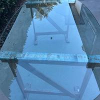 Piano Ovale Cristallo per Tavolo