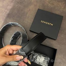 cintura in pelle unisex