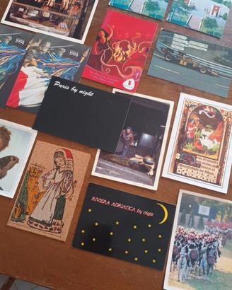 15 cartoline varie 