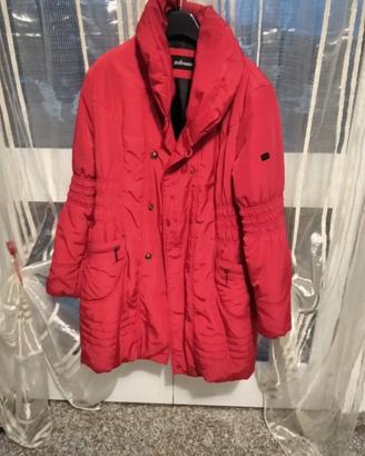 Giacca a vento tg 50 rosso imbottito