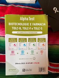 Alpha test biotecnologie e farmacia