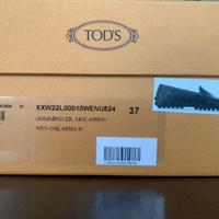 Tod’s donna gommini blu galassia coccodrillo goffr