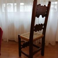 6 SEDIE IN LEGNO COME  NUOVE