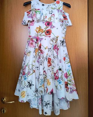 Abito a fiori colorato