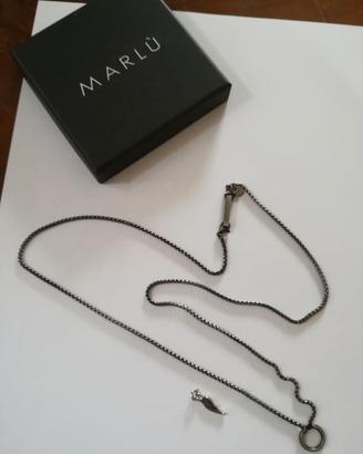Marlù collana e charm orecchino (originali)