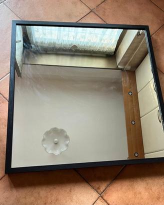 Specchio quadrato Ikea Stave 70x70cm nero