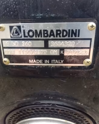 Motozappa 10 ore  Lombardini 6LD 360 Diesel