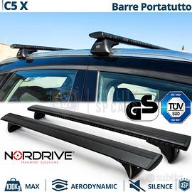 Barre da Tetto per CITROEN C5 X in Alluminio Nero