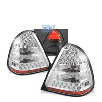 FARI LED PER MERCEDES W202 C-KLASSE 93-00 CROMATI 