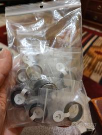 18 anelli in metallo 