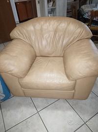 Poltrona di pelle poltrone e sofà
