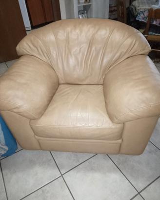 Poltrona di pelle poltrone e sofà